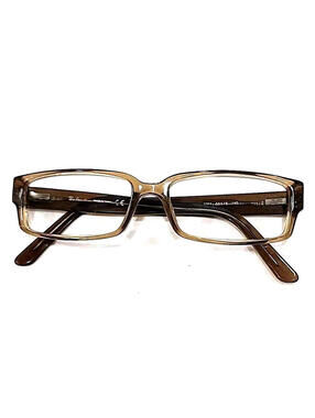 Ray Ban RB5144 2203 Crystal Brown Rectangle Eyeglasses 53-15 140